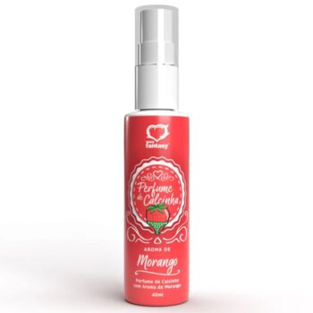 Frasco de Perfume De Calcinha Sexy Fantasy 40ml fragrâncias Morango e Chiclete.