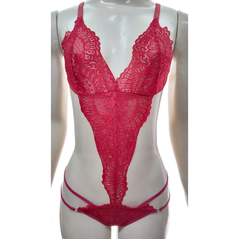 Bory com renda - vermelho - 5 - 5408