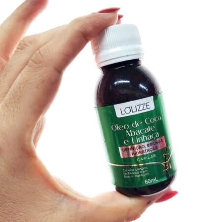 Mix de Óleo Capilar com coco, abacate e linhaça 60ml.