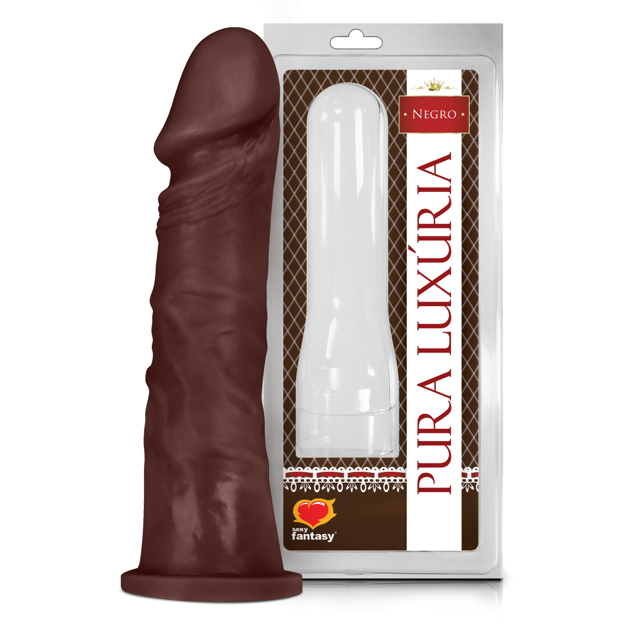 Prótese maciça 18,5 x 4,2cm sexy fantasy