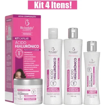 Kit Bio Instinto Ácido Hialurônico 4 itens capilar