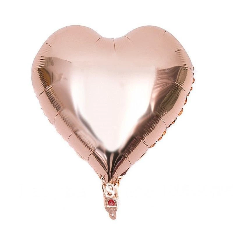 BALÃO A GRANEL CORAÇÃO ROSE GOLD 18' - Q18721