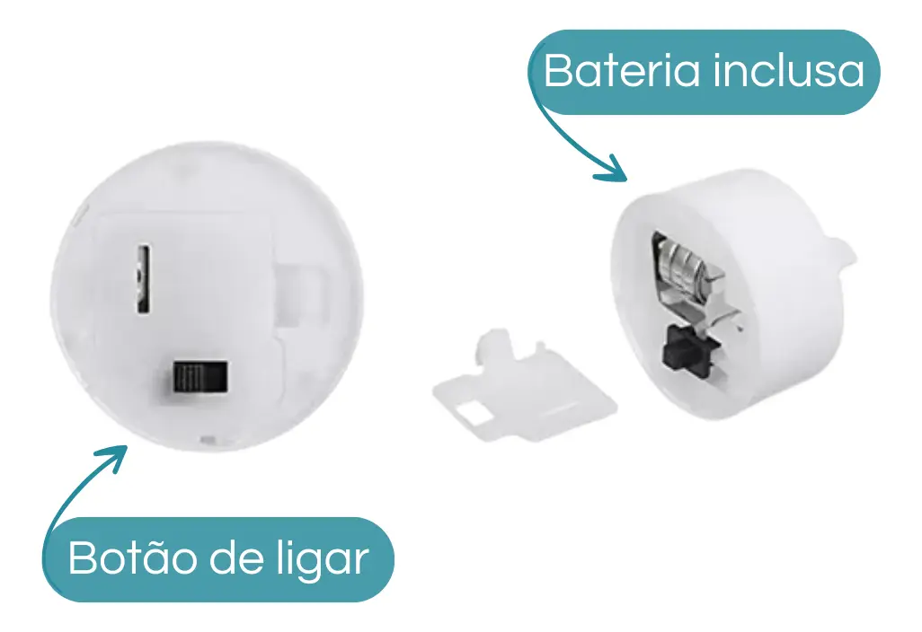 10 Vela Decorativa Eletrônica De Led Com Bateria Luz Amarela 2