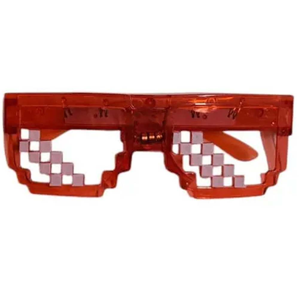 ÓCULOS THUG LIFE COM LED - VERMELHO