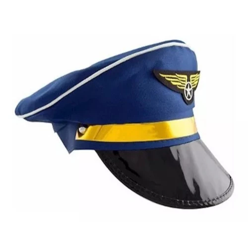 Quepe Aviador Aviator Adulto Cap Fantasia Cosplay Chapeu Aeronautica 3