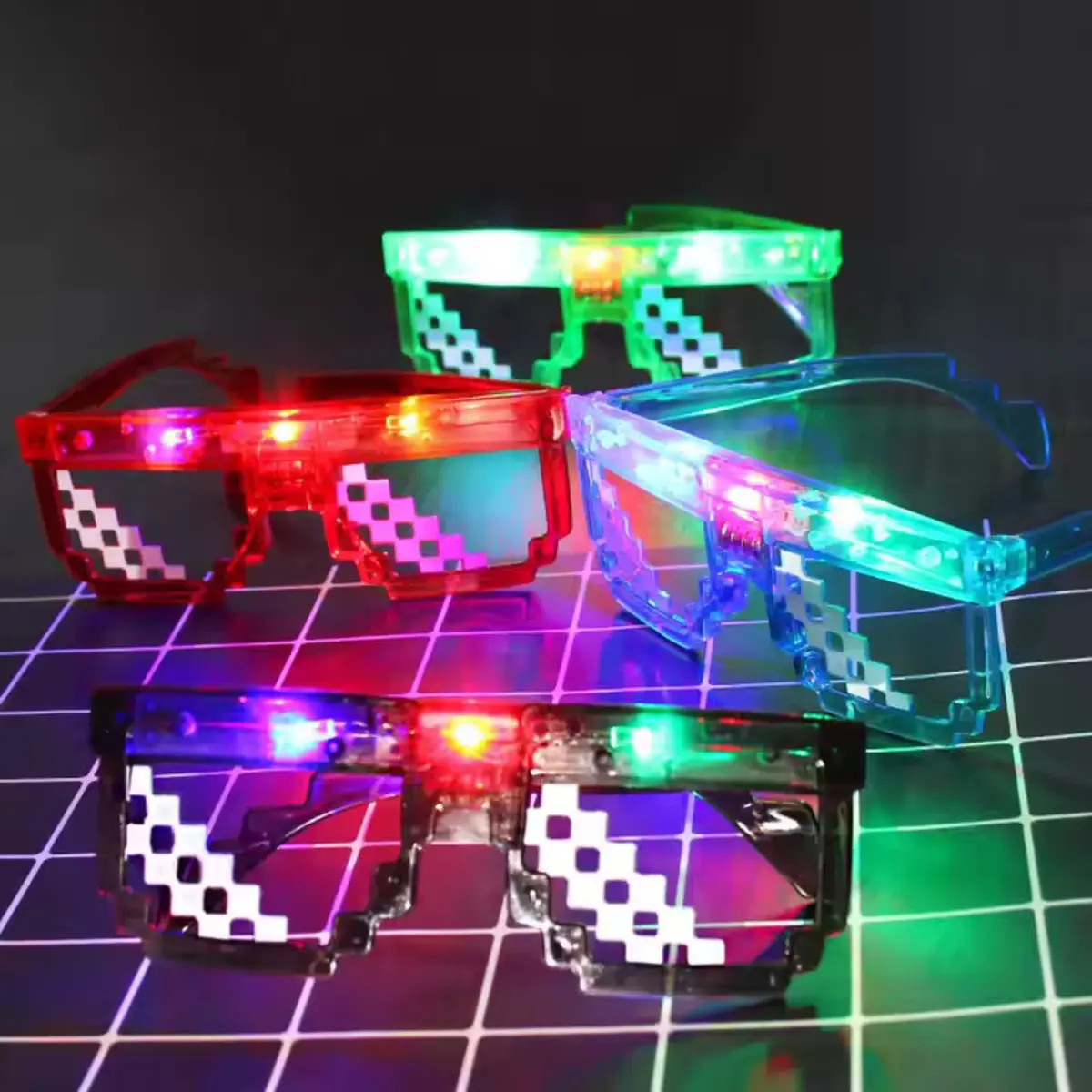 óculos thug life com led