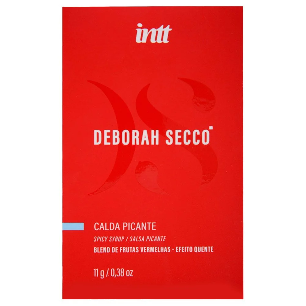 Calda Beijável Picante INTT + Deborah Secco 11g Calda Beijável Picante INTT Deborah Secco 11g sabor frutas vermelhas