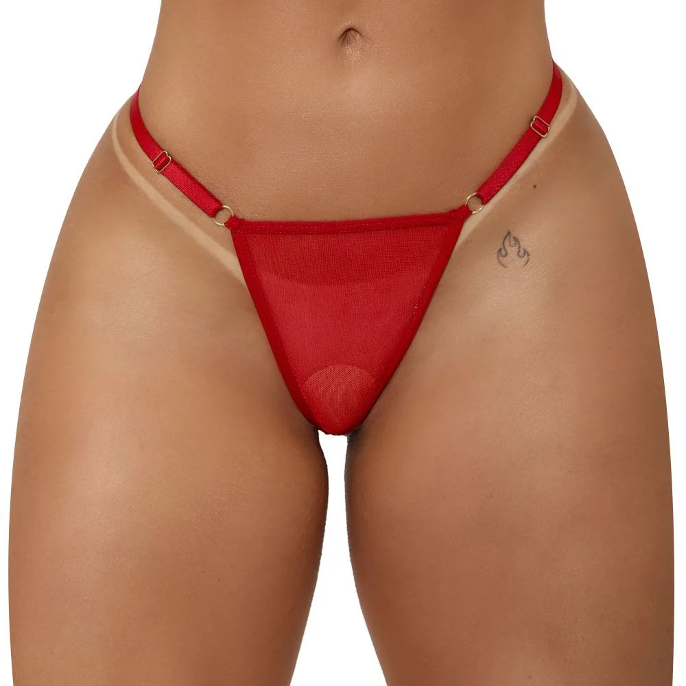 Fio Dental Secretinha Personalizável Vermelho Tallyta CORAÇÃO 1