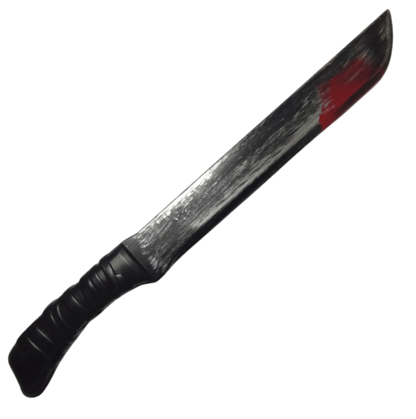 acão Brinquedo 67cm Sangue Plástico Cosplay Halloween Festa machete decorativa lâmina cenográfica halloween cosplay 1